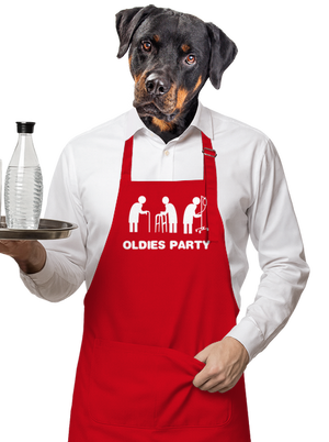 Oldies party zástera Red