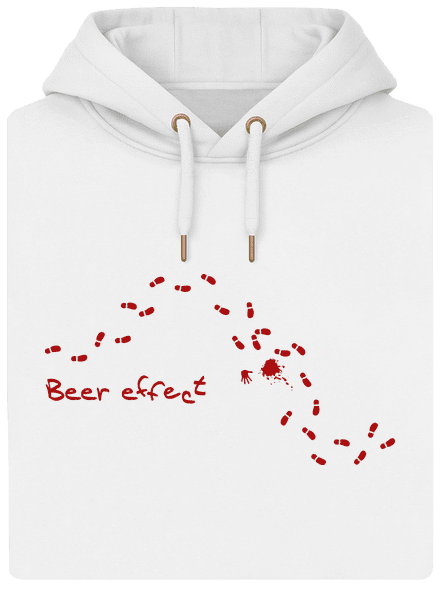 Beer effect! unisex mikina premium Snowwhite
