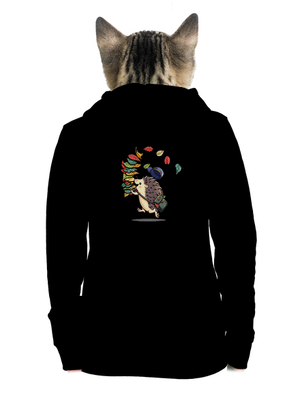 Listár dámska mikina na zips Black