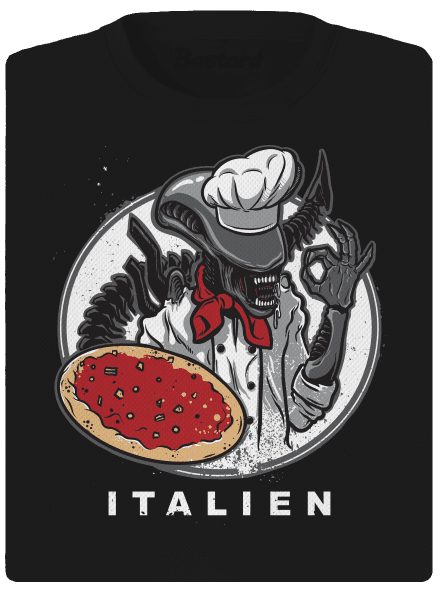 Italien dámske športové tričko Black