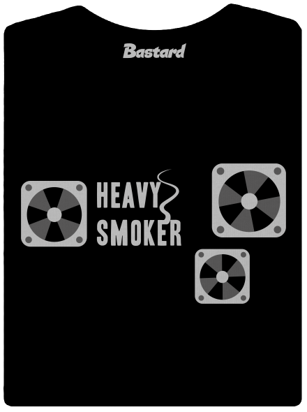 Heavy smoker dámske tričko prémium Black