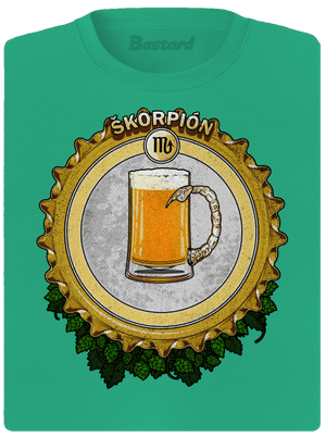 Pivný horoskop: Škorpión dámske športové tričko Mint Mal