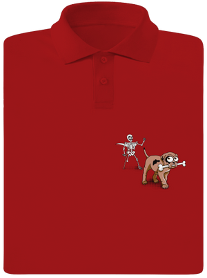 Kostlivec pánska polokošeľa Red Mal