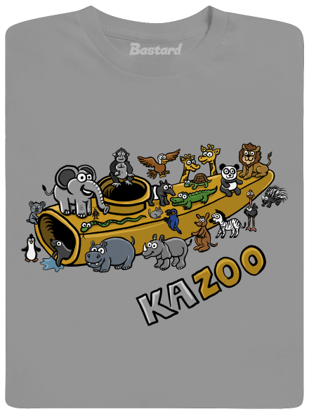 KaZoo pánske tričko Sport Grey
