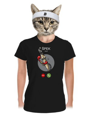 Špek volá dámske športové tričko Black