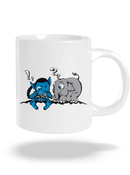 Error 501 veľký hrnček White