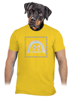 Detské kresby - Nahraj vlastnú pánske tričko Gold