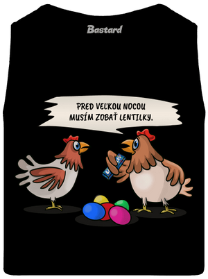 Sliepka pred Veľkou nocou pánske tielko Black