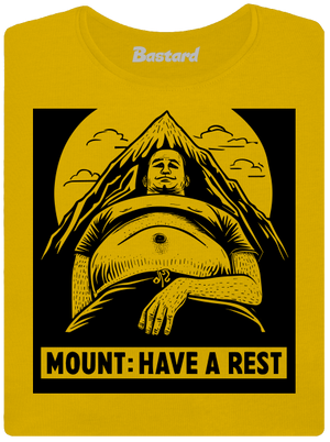 Mount have a rest dámske tričko Yellow
