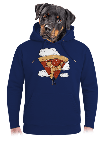 Pizzašutista unisex mikina premium Navy