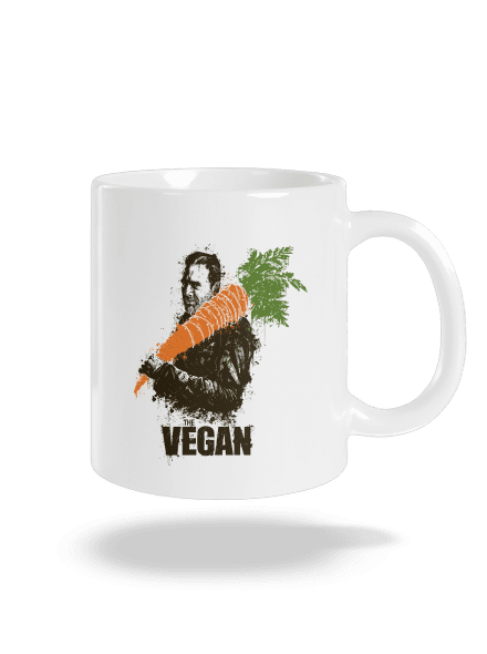 Vegan klasický hrnček White