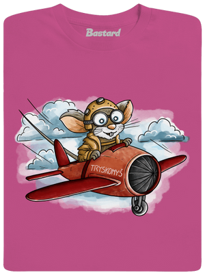 Tryskomyš detské tričko Fuchsia