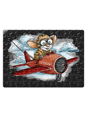 Tryskomyš puzzle White