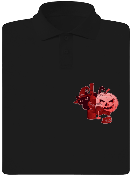 Hello, víno pánska polokošeľa Black