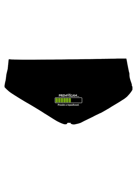 Premýšľam dámske nohavičky Black