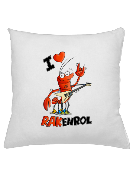 Rakenrol vankúš White