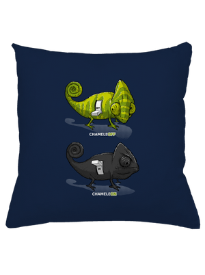 Zapnuté vypnuté vankúš Dark Navy