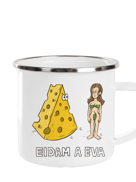 Eidam a Eva plecháčik White