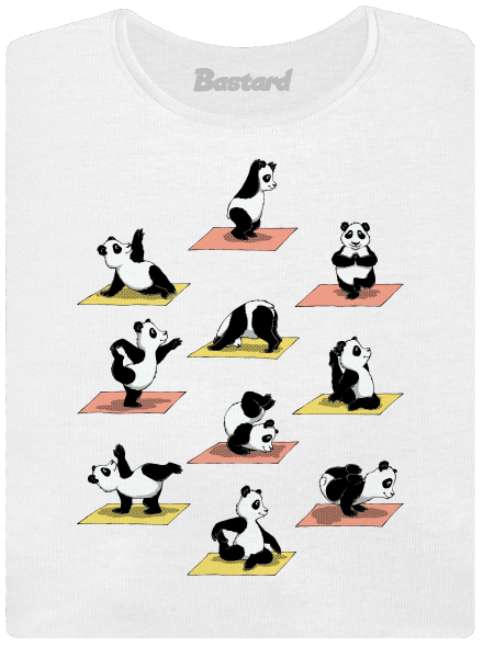 Pandia jóga dámske tričko prémium White