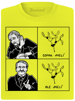 Cimrman: Copak jmelí dámske športové tričko Neon Yellow