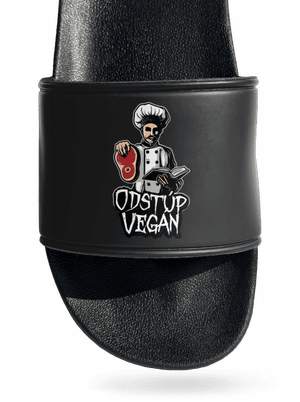 Odstup vegane šľapky Black