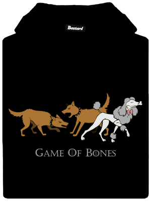 Game of Bones dámska mikina klokanka Black