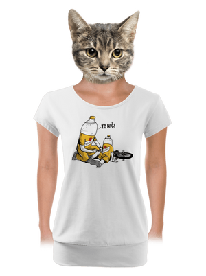 dámske tričko s lemom