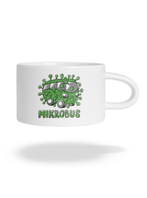 Mikrobus hrnček makronka White