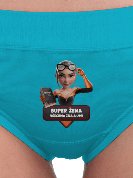 Super mama dámske nohavičky Turquoise