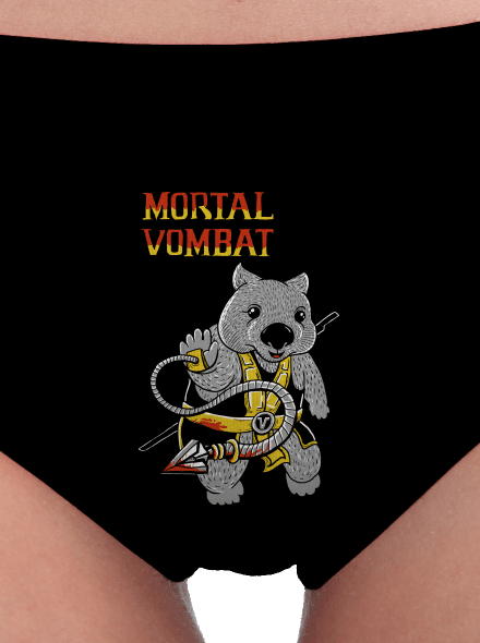 Mortal Vombat dámske nohavičky Black