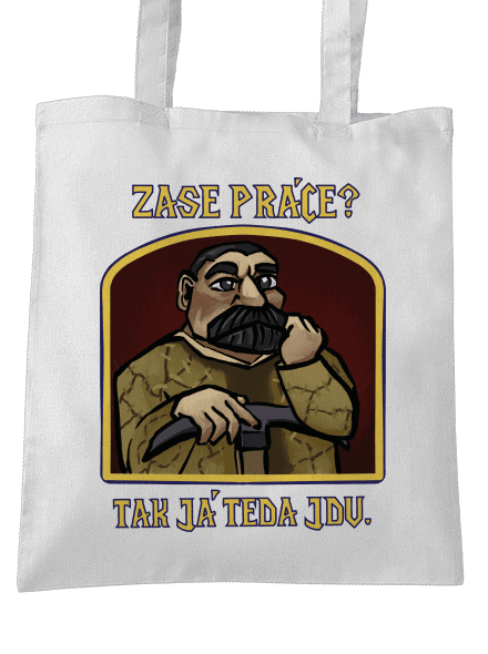 Zase práce? taška White