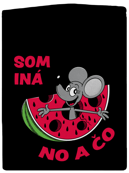 Som iná pánska mikina na zips Black