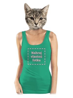 Vlastná potlač dámske tielko klasické Mint Mal