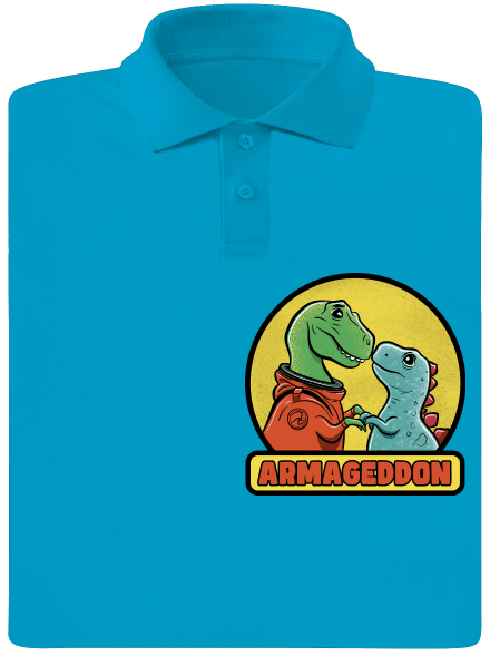 Armageddon pánska polokošeľa Blue Atol