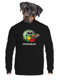 unisex mikina bez kapucne