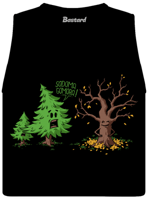 Sodoma Gomora dámske tielko voľné Black