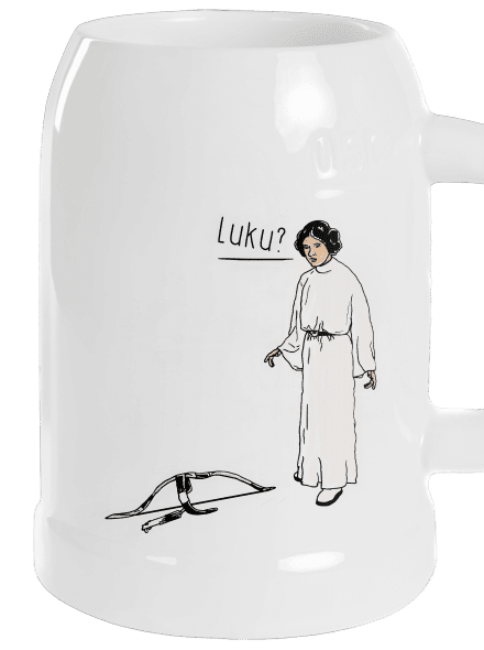 Luke a Leia polliter White