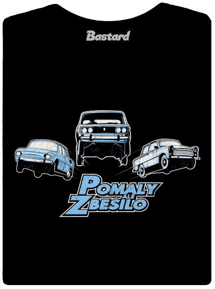 Pomaly a zbesilo dámske tričko prémium Black