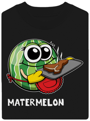 Melouní rodina unisex mikina bez kapucne Black