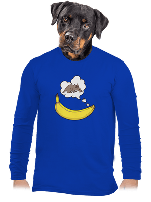 Samica hrabáča pánske dlhý rukáv Royal Blue