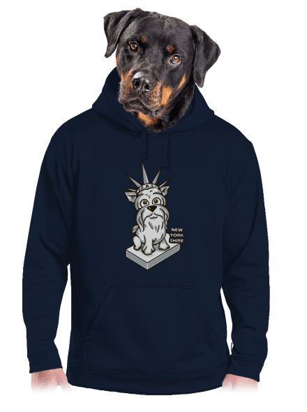 New Yorkshire pánska mikina klokanka Navy