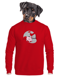 unisex mikina bez kapucne