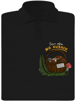 Na hubách pánska polokošeľa Black