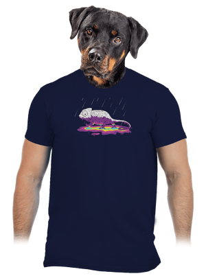 Odkryté tajomstvo pánske tričko Navy