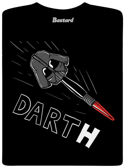 Dart(h) pánske tričko Black