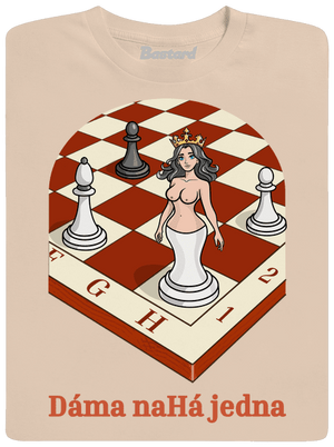 Dáma nahá jedna pánske tričko Sand