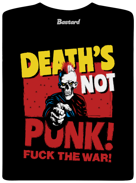 Death's not punk pánske tričko Black