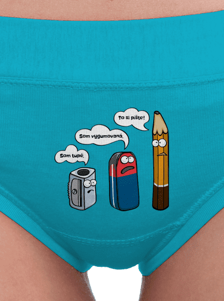 To si pište dámske nohavičky Turquoise