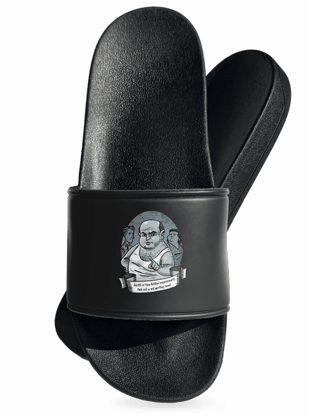 B14: Ecce Homo Homolka šľapky Black