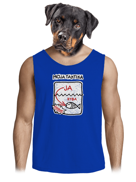 Rybárska taktika pánske tielko Royal Blue